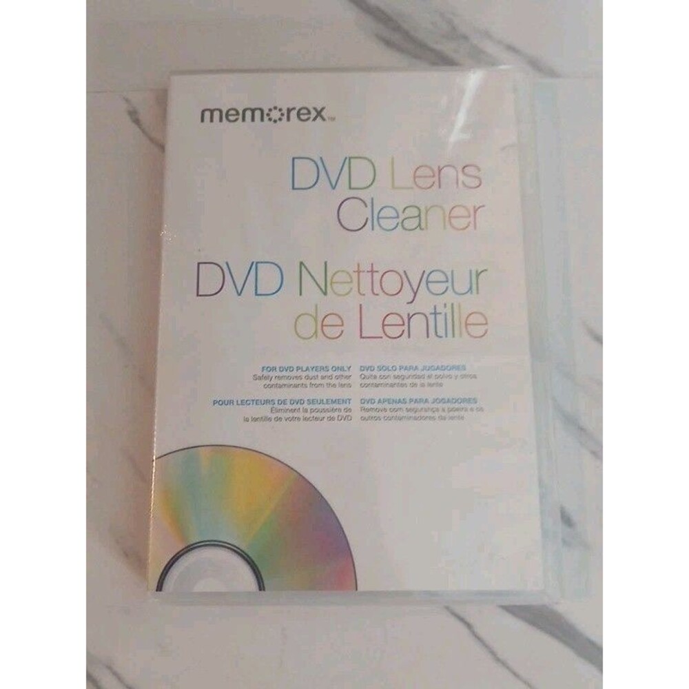 NEW Memorex DVD LASER LENS Cleaner  - Factory Sealed